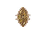 10 Carat Marquise Statement | Fancy Yellow | 14K White Gold | Sunlit Royal Radiance
