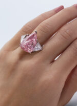 10 Carat Pear Statement | Fancy Pink | 14K White Gold | Rare Fancy-Color Splendour - Image 15