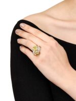 10 Carat Round Brilliant Statement | Champagne | 14K White Gold | Collector’s Grade Grandeur - Image 4