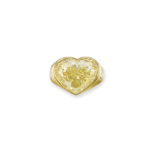 10 Carat Heart Shape Statement | Fancy Yellow | 14K White Gold | A Crown-Worthy Fancy Rarity