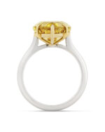 10 Carat Pear Statement | Fancy Yellow | 14K White Gold | A Crown-Worthy Fancy Rarity - Image 4