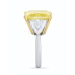 10 Carat Radiant Statement | Fancy Yellow | 14K White Gold | Sunlit Royal Radiance - Image 3