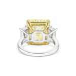 10 Carat Radiant Statement | Fancy Yellow | 14K White Gold | Colour-Collector’s Treasure - Image 4