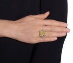 10 Carat Round Brilliant Statement | Fancy Yellow | 14K White Gold - Image 5