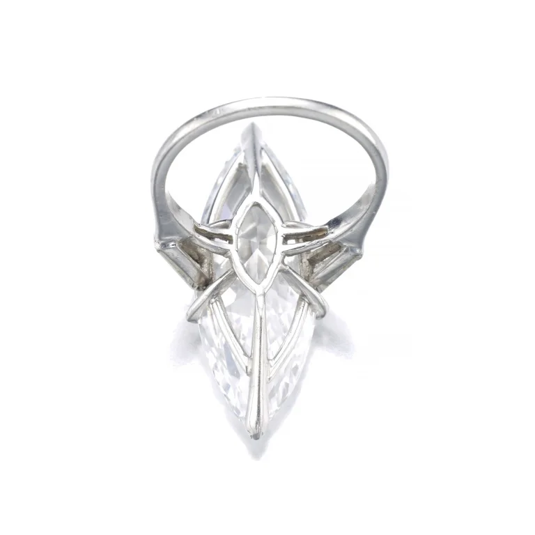 10 Carat Marquise Statement | Brilliant White | VS | 14K White Gold