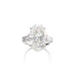 10 Carat Oval Statement | Brilliant White / J color | SI | 14K White Gold