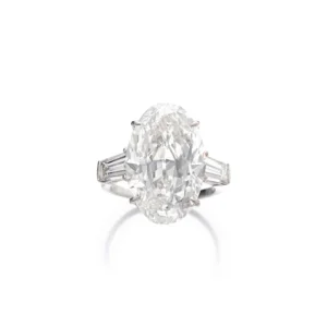 10 Carat Oval Statement | Brilliant White / J color | SI | 14K White Gold