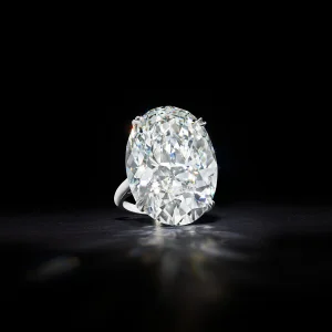 10 Carat Oval Statement | Brilliant White | VVS | 14K White Gold | Purity in Perfection