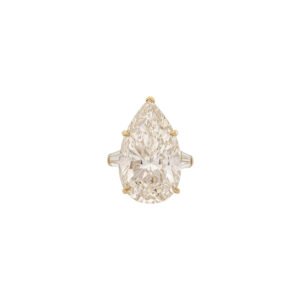 10 Carat Pear Statement | Fancy Yellow | 14K White Gold | A Crown-Worthy Fancy Rarity