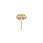 10 Carat Radiant Statement | Fancy Yellow | 14K White Gold | A Crown-Worthy Fancy Rarity - Image 4