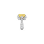 10 Carat Radiant Statement | Fancy Yellow | 14K White Gold | A Crown-Worthy Fancy Rarity - Image 7