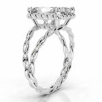 10 Carat Radiant Statement | Brilliant White | VS | 14K White Gold | Iconic Presence - Image 3