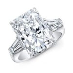 10 Carat Radiant Statement | Brilliant White / J color | VVS | 14K White Gold - Image 4