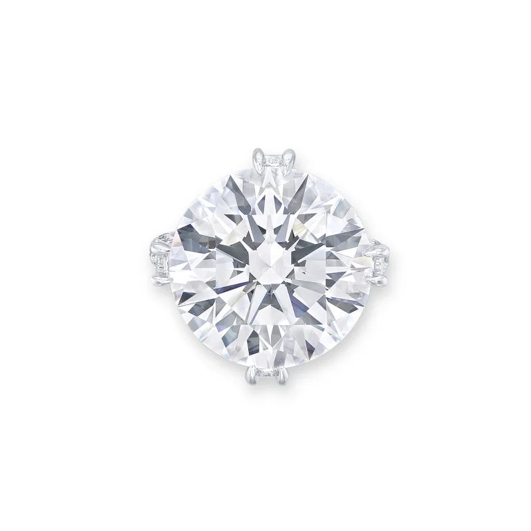 10 Carat Round Brilliant Statement | Type IIa | Brilliant White / D color | FL/IF