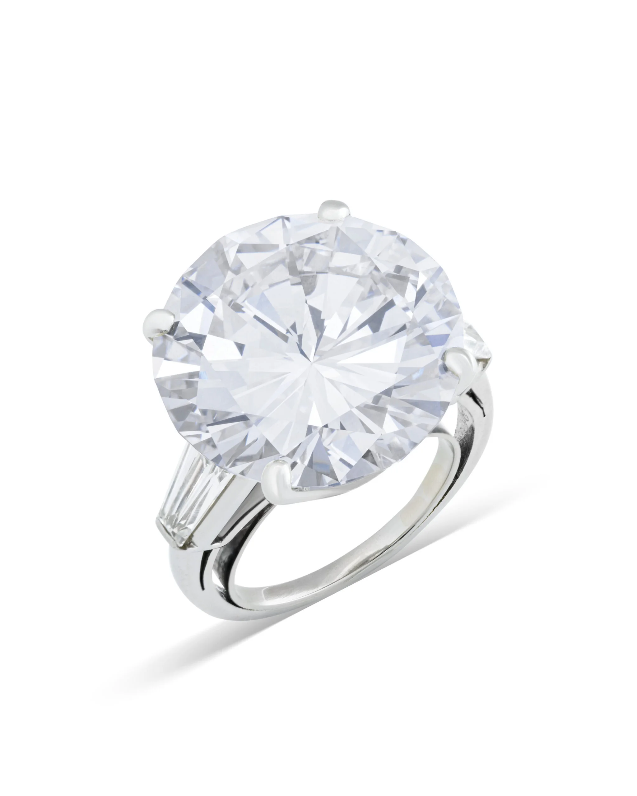 10 carat round brilliant diamond engagement ring