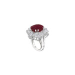 10 Carat Round Brilliant Statement | Ruby Red | 14K White Gold | Collector’s Grade Grandeur - Image 3