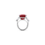 10 Carat Round Brilliant Statement | Ruby Red | 14K White Gold | Unparalleled Brilliance - Image 6