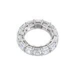10 Carat Round Brilliant Eternity Band | Brilliant White | 14K White Gold - Image 3
