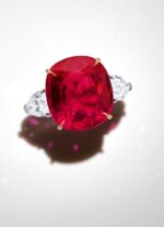 10 Carat Round Brilliant Statement | Ruby Red | 14K White Gold | Grand Palais Radiance - Image 6