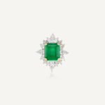 10 Carat Emerald-cut Statement | 14K White Gold | High Jewellery Supremacy - Image 2