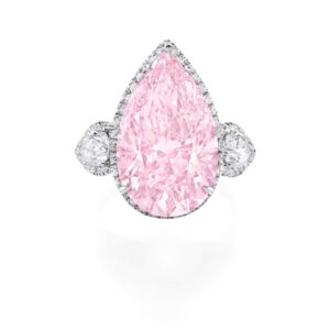 10 Carat Round Brilliant Statement | Fancy Pink | 14K White Gold