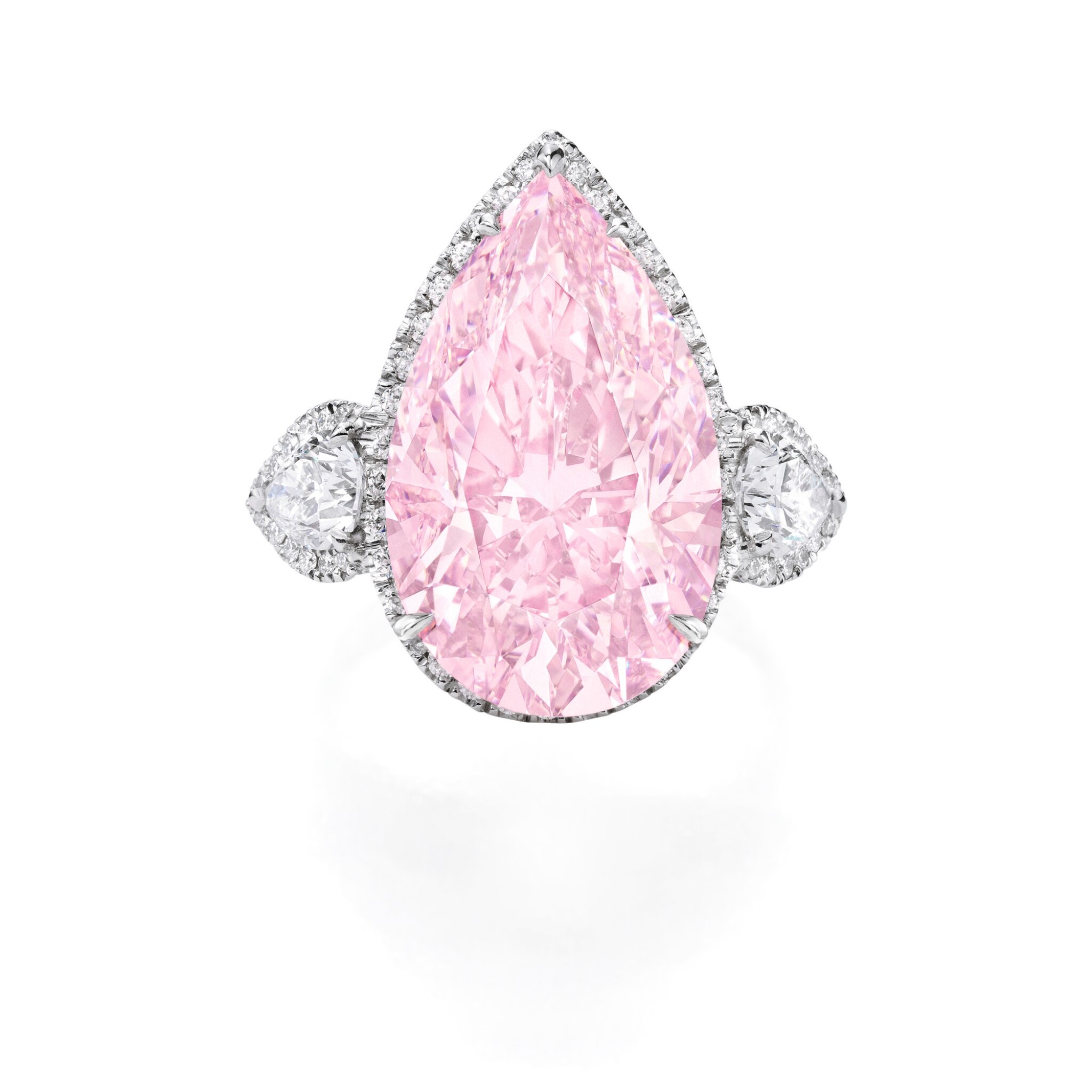 10-carats-fancy-pink-rare-diamond-ring-5-500-000-front-view-primary.jpg 10 Carat Round Brilliant Statement | Fancy Pink | 14K White Gold - Image 1