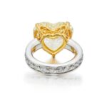 10 Carat Heart Shape Statement | Fancy Yellow | 14K White Gold | A Crown-Worthy Fancy Rarity - Image 2