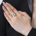 10 Carat Round Brilliant Statement | Fancy Yellow | 14K White Gold - Image 4