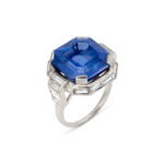 10 Carat Round Brilliant Statement | Royal Blue Sapphire | 14K White Gold