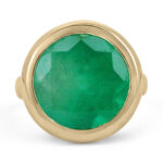 11.33 Carat Emerald Diamond Ring | 18K White Gold - Image 3