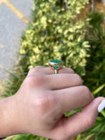 11.33 Carat Emerald Diamond Ring | 18K White Gold - Image 5