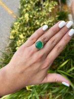 11.33 Carat Emerald Diamond Ring | 18K White Gold - Image 6