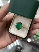 11.33 Carat Emerald Diamond Ring | 18K White Gold - Image 7