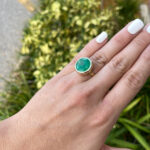 11.33 Carat Emerald Diamond Ring | 18K White Gold