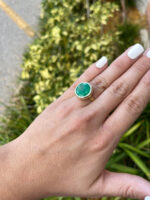 11.33 Carat Emerald Diamond Ring | 18K White Gold