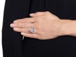 11.5 Carat Pear Statement | Brilliant White / D color | VS | 14K White Gold - Image 5