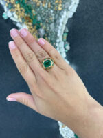 11.61 Carat Cushion Statement | 18K White Gold | Collector’s Grade Grandeur - Image 4