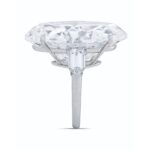 11 Carat Oval Statement | Brilliant White / D color | VVS | 14K White Gold - Image 4
