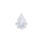 11 Carat Pear Statement | Type IIa | Brilliant White / D color | FL/IF | 14K White Gold