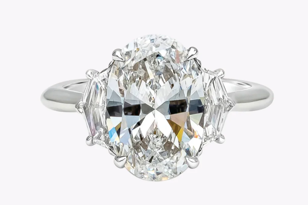 4.02 Carat Oval Diamond Ring | Brilliant White | 18K Gold | Everyday Royalty | Heirloom