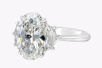 4.02 Carat Oval Diamond Ring | Brilliant White | 18K Gold | Everyday Royalty | Heirloom - Image 5