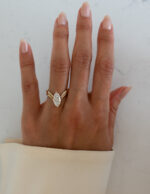 1.5 Carat Marquise Statement | Brilliant White | 14K White Gold | Pure Sophistication - Image 3