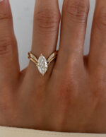 1.5 Carat Marquise Statement | Brilliant White | 14K White Gold | Pure Sophistication - Image 4
