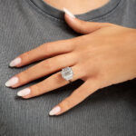 4.01 Carat Emerald Diamond Ring | SI | 18K Gold | Modern Nobility - Image 5