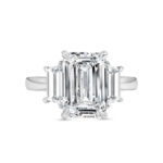 4.01 Carat Emerald Diamond Ring | SI | 18K Gold | Modern Nobility