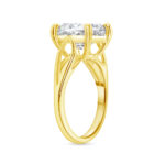 4.08 Carat Cushion Statement | Brilliant White | 18K White Gold | A Classic Statement - Image 3
