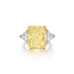 6 Carat Round Brilliant Statement | Fancy Yellow | 14K White Gold