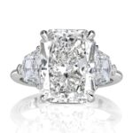 4.8 Carat Radiant Diamond Ring | Brilliant White | 14K White Gold | Quiet Power