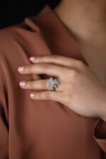 4.66 Carat Round Brilliant Statement | Brilliant White | 14K White Gold | Quiet Power - Image 2