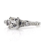 1.5 Carat Princess Diamond Ring | Brilliant White | 14K White Gold | Classic Charm - Image 2